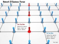 Network Of Business Person PowerPoint Templates
