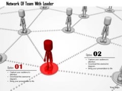 Network Of Team With Leader PowerPoint Templates Network Of Team With Leader PowerPoint Templates