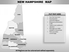 New Hampshire PowerPoint Maps New Hampshire PowerPoint Maps