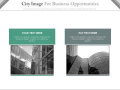 Office Buildings Compare Chart Powerpoint Slides