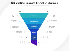 Old And New Business Promotion Channels Ppt PowerPoint Presentation Visual Aids Slides Old And New Business Promotion Channels Ppt PowerPoint Presentation Visual Aids Slides