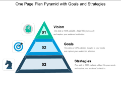 One Page Plan Pyramid With Goals And Strategies Ppt PowerPoint Presentation Summary Information PDF One Page Plan Pyramid With Goals And Strategies Ppt PowerPoint Presentation Summary Information PDF