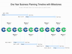 One Year Business Planning Timeline With Milestones Ppt PowerPoint Presentation Gallery Layouts PDF One Year Business Planning Timeline With Milestones Ppt PowerPoint Presentation Gallery Layouts PDF