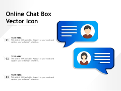Online Chat Box Vector Icon Ppt PowerPoint Presentation File Layouts PDF