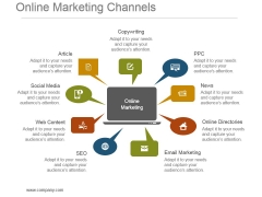 Online Marketing Channels Powerpoint Layout Online Marketing Channels Powerpoint Layout