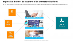 Online Marketing Platform Impressive Partner Ecosystem Of Ecommerce Platform Icons PDF