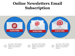 Online Newsletters Email Subscription Ppt PowerPoint Presentation Gallery Slides