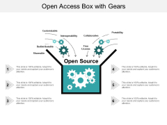 Open Access Box With Gears Ppt PowerPoint Presentation Inspiration Demonstration Open Access Box With Gears Ppt PowerPoint Presentation Inspiration Demonstration