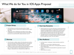 Operating System Application What We Do For You In IOS Apps Proposal Ppt PowerPoint Presentation Summary Visual Aids PDF Operating System Application What We Do For You In IOS Apps Proposal Ppt PowerPoint Presentation Summary Visual Aids PDF