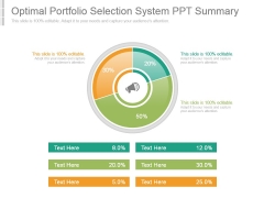 Optimal Portfolio Selection System Ppt Summary Optimal Portfolio Selection System Ppt Summary