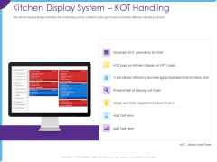 Optimization Restaurant Operations Kitchen Display System Kot Handling Diagrams PDF