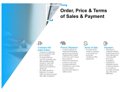 Order Price And Terms Of Sales And Payment Ppt PowerPoint Presentation Inspiration Microsoft Order Price And Terms Of Sales And Payment Ppt PowerPoint Presentation Inspiration Microsoft