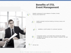 Organization Strategic Plan Benefits Of ITIL Event Management Ppt PowerPoint Presentation Outline Model PDF Organization Strategic Plan Benefits Of ITIL Event Management Ppt PowerPoint Presentation Outline Model PDF