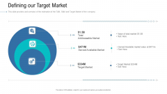 Organizational Development And Promotional Plan Defining Our Target Market Template PDF Organizational Development And Promotional Plan Defining Our Target Market Template PDF