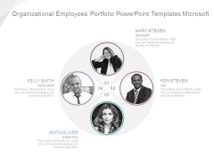 Organizational Employees Portfolio Powerpoint Templates Microsoft