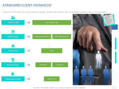Organizational Socialization STANDARD CLIENT HIERARCHY Ppt PowerPoint Presentation Portfolio Graphics PDF
