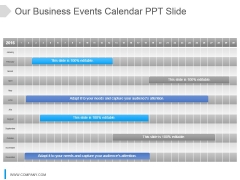 Our Business Events Calendar Ppt Slide Our Business Events Calendar Ppt Slide