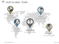 Our Global Team Ppt PowerPoint Presentation Model
