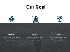 Our Goal Arrow Target Ppt PowerPoint Presentation Icon Show