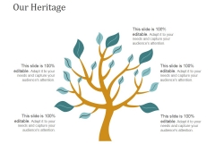 Our Heritage Template 2 Ppt PowerPoint Presentation Professional Elements Our Heritage Template 2 Ppt PowerPoint Presentation Professional Elements