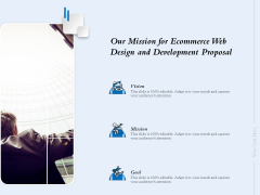 Our Mission For Ecommerce Web Design And Development Proposal Ppt Layouts Example PDF Our Mission For Ecommerce Web Design And Development Proposal Ppt Layouts Example PDF