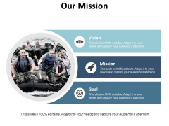 Our Mission Vision Goal Ppt PowerPoint Presentation File Display
