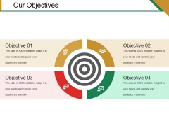Our Objectives Ppt PowerPoint Presentation Styles Ideas