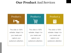 Our Product And Services Template Ppt PowerPoint Presentation Model Graphic Tips Our Product And Services Template Ppt PowerPoint Presentation Model Graphic Tips