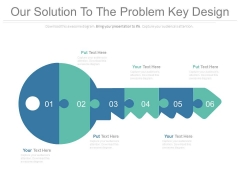 Our Solution To The Problem Key Design Ppt Slides Our Solution To The Problem Key Design Ppt Slides