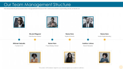 Our Team Management Structure Building Brand Brochure PDF Our Team Management Structure Building Brand Brochure PDF