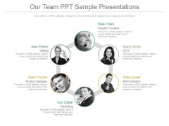 Our Team Ppt Sample Presentations