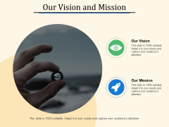 Our Vision And Mission Ppt PowerPoint Presentation Layouts Elements