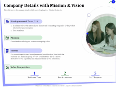 Outsourcing Of Finance And Accounting Processes Company Details With Mission And Vision Brochure PDF Outsourcing Of Finance And Accounting Processes Company Details With Mission And Vision Brochure PDF