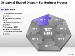 Octogonal Shaped Diagram For Business Process Ppt Online Plans PowerPoint Slides