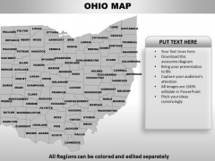 Ohio PowerPoint Maps Ohio PowerPoint Maps