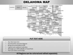 Oklahoma PowerPoint Maps Oklahoma PowerPoint Maps