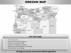 Oregon PowerPoint Maps Oregon PowerPoint Maps