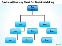 Org Chart Template PowerPoint Business Hierarchy For Decision Making Templates