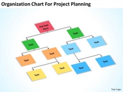 Organization Chart For Project Planning Ppt Help Me Write Business PowerPoint Templates
