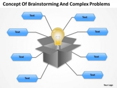 Organization Chart Template Concept Of Brainstormingand Complex Problems PowerPoint Templates Organization Chart Template Concept Of Brainstormingand Complex Problems PowerPoint Templates