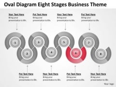 Oval Diagram Eight Stages Business Theme Ppt Model Plans PowerPoint Templates