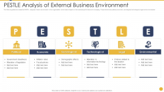 PESTLE Analysis Of External Business Environment Ppt PowerPoint Presentation File Tips PDF PESTLE Analysis Of External Business Environment Ppt PowerPoint Presentation File Tips PDF