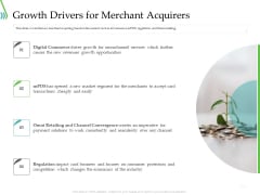 POS For Retail Transaction Growth Drivers For Merchant Acquirers Background PDF POS For Retail Transaction Growth Drivers For Merchant Acquirers Background PDF