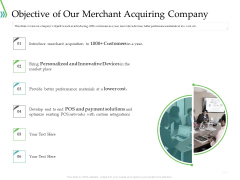POS For Retail Transaction Objective Of Our Merchant Acquiring Company Background PDF POS For Retail Transaction Objective Of Our Merchant Acquiring Company Background PDF