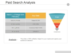Paid Search Analysis Ppt PowerPoint Presentation Professional Graphics Design Paid Search Analysis Ppt PowerPoint Presentation Professional Graphics Design