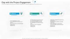 Partner Engagement Planning Procedure Gap With The Project Engagement Portrait PDF