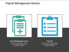 Payroll Management Service Ppt PowerPoint Presentation Slides Templates Cpb