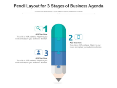 Pencil Layout For 3 Stages Of Business Agenda Ppt PowerPoint Presentation Gallery Influencers PDF Pencil Layout For 3 Stages Of Business Agenda Ppt PowerPoint Presentation Gallery Influencers PDF