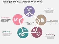 Pentagon Process Diagram With Icons Powerpoint Template Pentagon Process Diagram With Icons Powerpoint Template