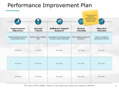 Performance Improvement Plan Ppt PowerPoint Presentation Gallery Slide Performance Improvement Plan Ppt PowerPoint Presentation Gallery Slide
